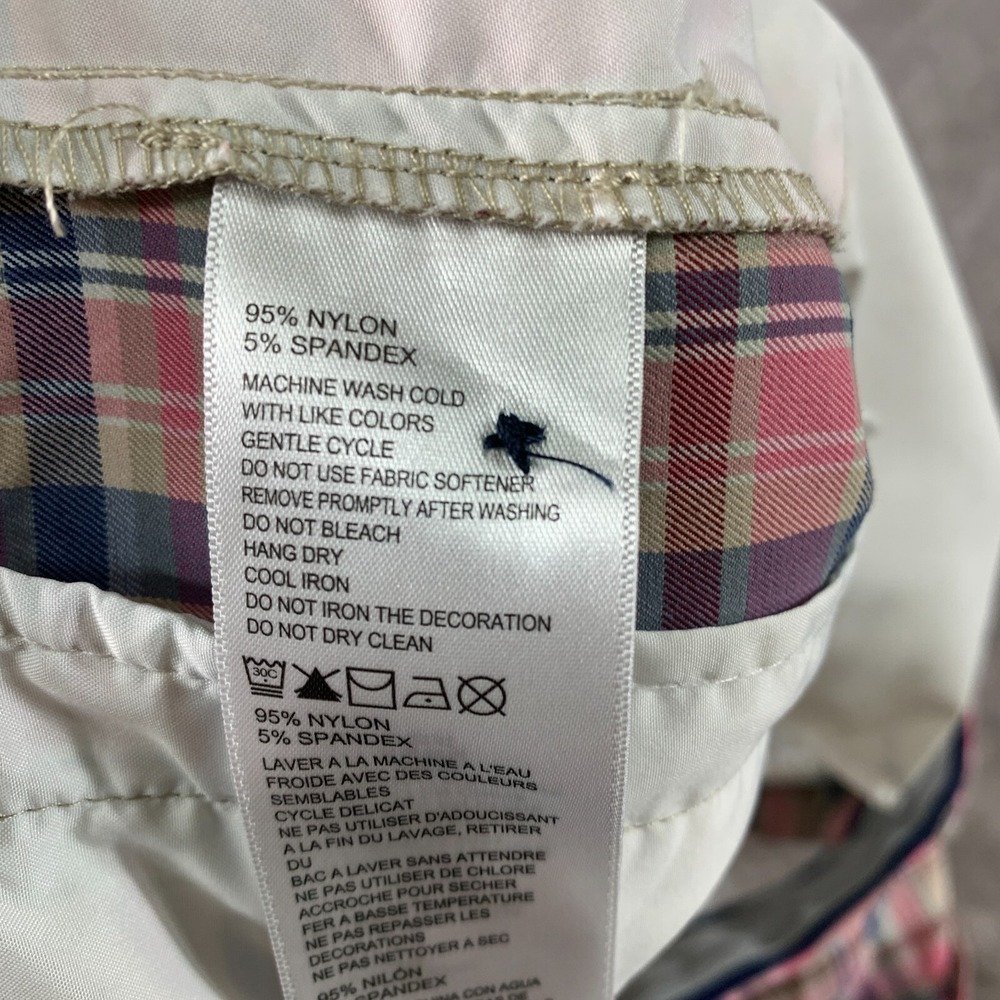 Tommy Bahama Seaside Driver Shorts Mens 36 Pink Plaid 10IN Preppy Resort Casual - Picture 7 of 10
